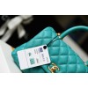 Chanel Coco Handle Blue Small Caviar Bag