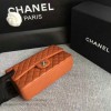 Classic Chanel Lambskin Flap Shoulder Bag Orange A01112 VS04951