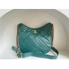 Chanel 22p hobo blue lambskin gold hardware bag