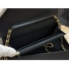 Chanel Woc CC caviar leather black 19cm
