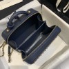 Chanel Vanity Case Navy Small