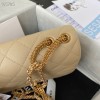 Chanel flap bag 20cm beige AS2975