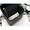 Chanel Lambskin Small Dinner Black Bag AS2877
