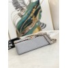 Chanel 2.55 Calfskin Flap Bag Charms 2021 in Gray