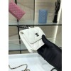 Chanel Lambskin Card Holder White AP2397