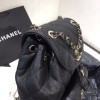Chanel Grained Calfskin Black Backpack AS1371