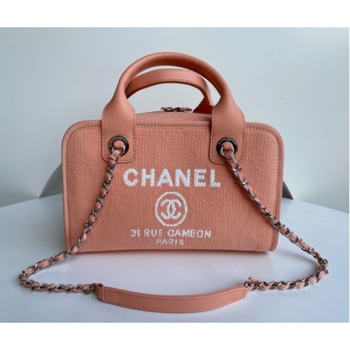 CHANEL Deauville Bowling 2way shoulder bag 02