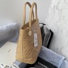 Chanel tote shopping CC beige leather beige bag