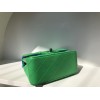 Chanel classic flap green 17cm bag