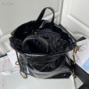 Chanel backpack black leather AS3133