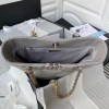 Chanel 22B tote 19 gray lampskin bag