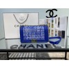 Chanel flap bag blue 25cm