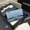 Chanel CF flap bag blue classic 25cm
