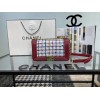 Chanel flap bag red 25cm