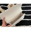 Chanel FlapBag White Leather AS2696