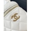 Chanel CC vanity white 2 way bag