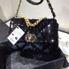 Chanel Sequins Chanel 19 Flap Bag AS1161