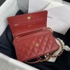 Chanel WOC Caviar Leather in Red