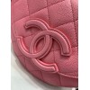 Chanel mini messenger 2023 pink CC caviar leather bag