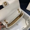 Chanel shoulder flap bag AS1459 in white