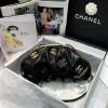 Chanel Lampskin Clutch Black AS2137