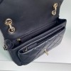Chanel 21K CF classic black lambskin gold hardware bag