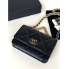 Chanel Quilted 19 Wallet on Chain WOC Black 2019