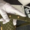 Chanel Green Quilted Caviar Medium Boy Bag A67086 VS09827