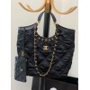 Chanel tote shopping max black bag