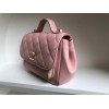 Chanel Business Affinity Pink Caviar Leather Bag