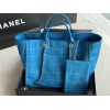 Chanel 2023 Maxi Shopping Tote Blue Bag