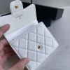 Chanel CF caviar gold wallet