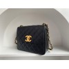 Chanel CF flapbag black 24k gold hardware medium bag