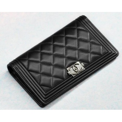 CHANEL Wallet A68722 black