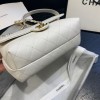 Chanel shoulder flap bag AS1459 in white