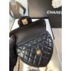 Chanel New Heart Shaped Bag AS2060 Black