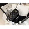 Chanel Vantiy Case Black Caviar Leather Bag