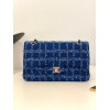 Chanel CF denim tweed bag 25cm