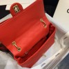 Chanel shoulder flap bag AS1459 in red