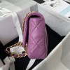 Chanel flapbag calfskin violet 2020SS