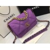 Chanel 19 Flap Bag Purple