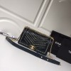 Chanel boy bag Navy Blue A67086