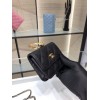 Chanel Lambskin Card Holder Black AP2397