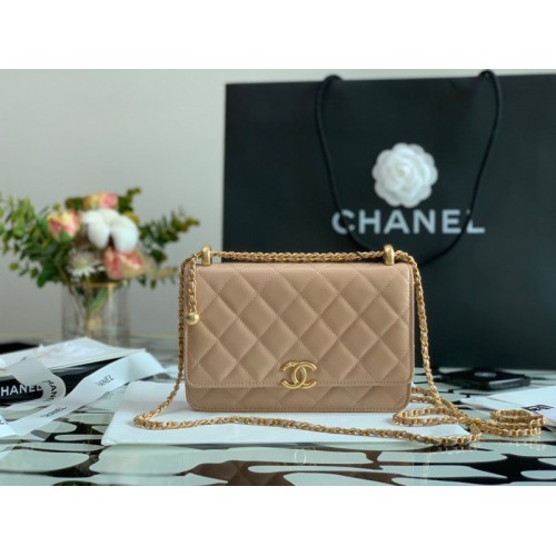 Chanel Woc beige 2021 AP2289 19cm