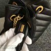 Chanel Lambskin Drawstring Bag Black A91885 VS03955