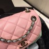 Chanel Grained Calfskin pink Backpack AS1371