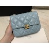 Chanel 19 mini blue bag