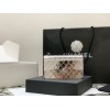 Chanel silver flap bag 18cm