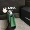 Classic Chanel Lambskin Flap Shoulder Bag Green A01112 VS04940