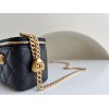 Chanel Small Vanity Classic Box On Chain Black Caviar Bag